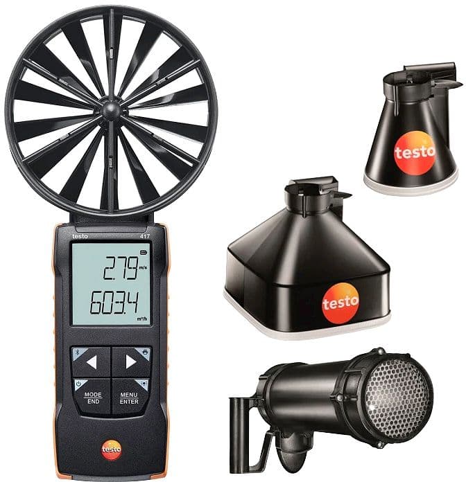 SET APPAREIL MESURE VENTILATION TESTO 417-2