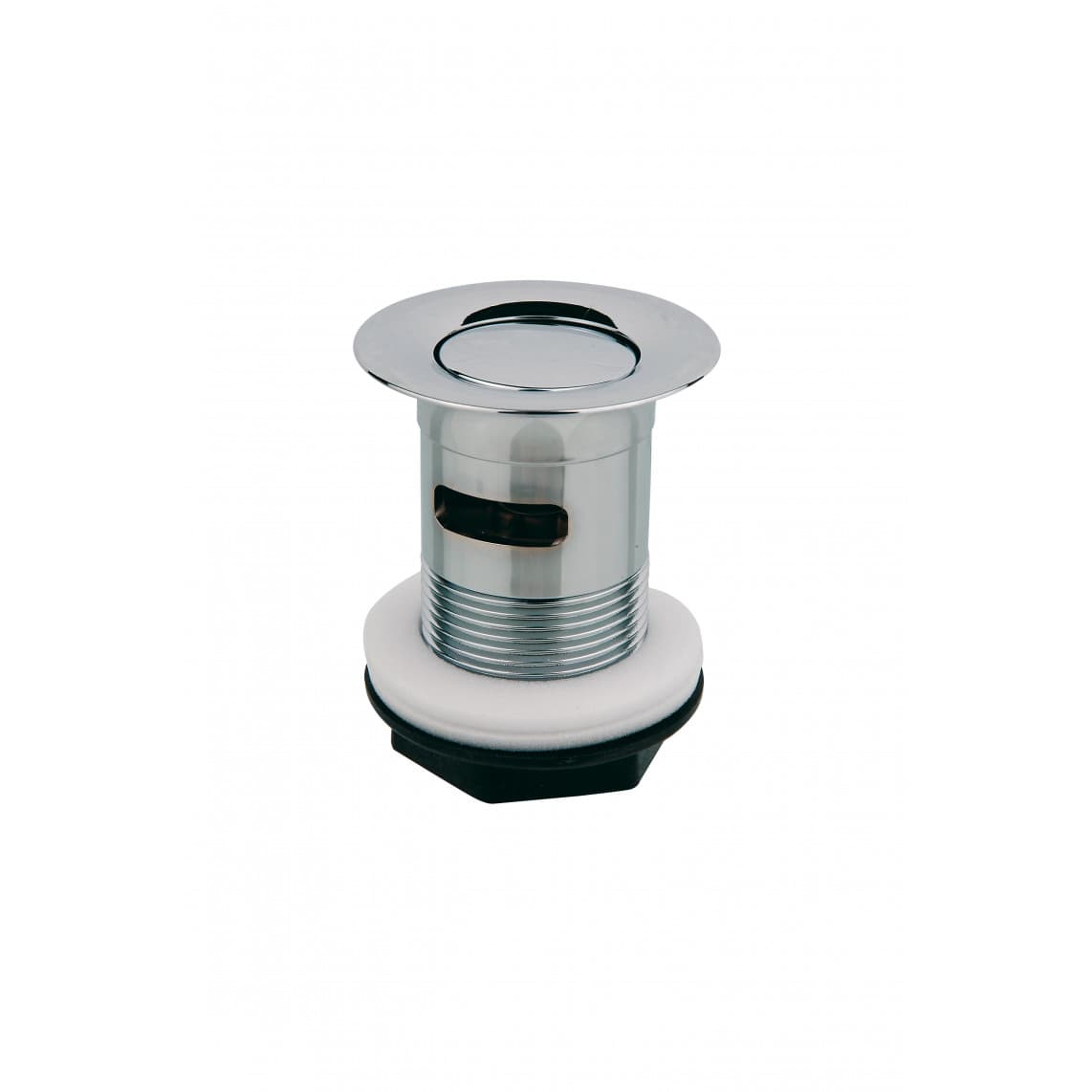 988072048 KS bonde à clapet inclinable universele, chromé, 1 1/4"