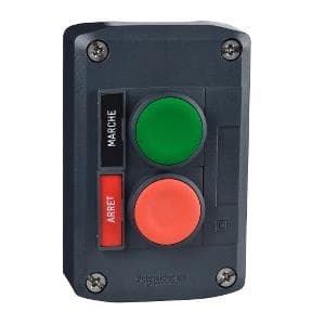 Station de contrôle XAL-D - fonction de démarrage et d'arrêt - 1 NO + 1 NC
