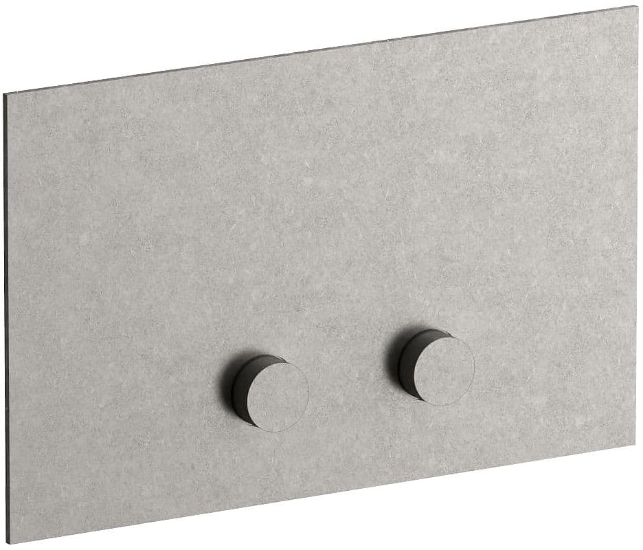 PLAQUE DE COMMANDE 2-TOUCHES POUR GEBERIT SIGMA8 SIGMA12 ICONA CLASSIC FANTINI RAW METAL PVD