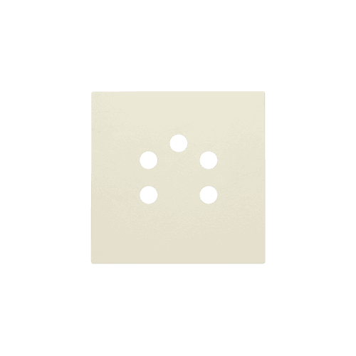 Set de finition pour prise téléphonique à cinq pôles, couleur cream