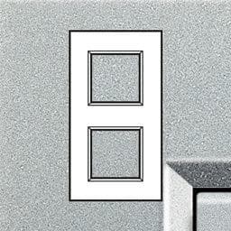 LivingLight - plaque rectangulaire 2 x 2 modules 71mm Tech