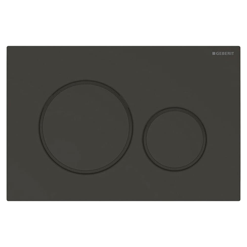 Geberit Sigma20 plaque de commande noir mat laqué