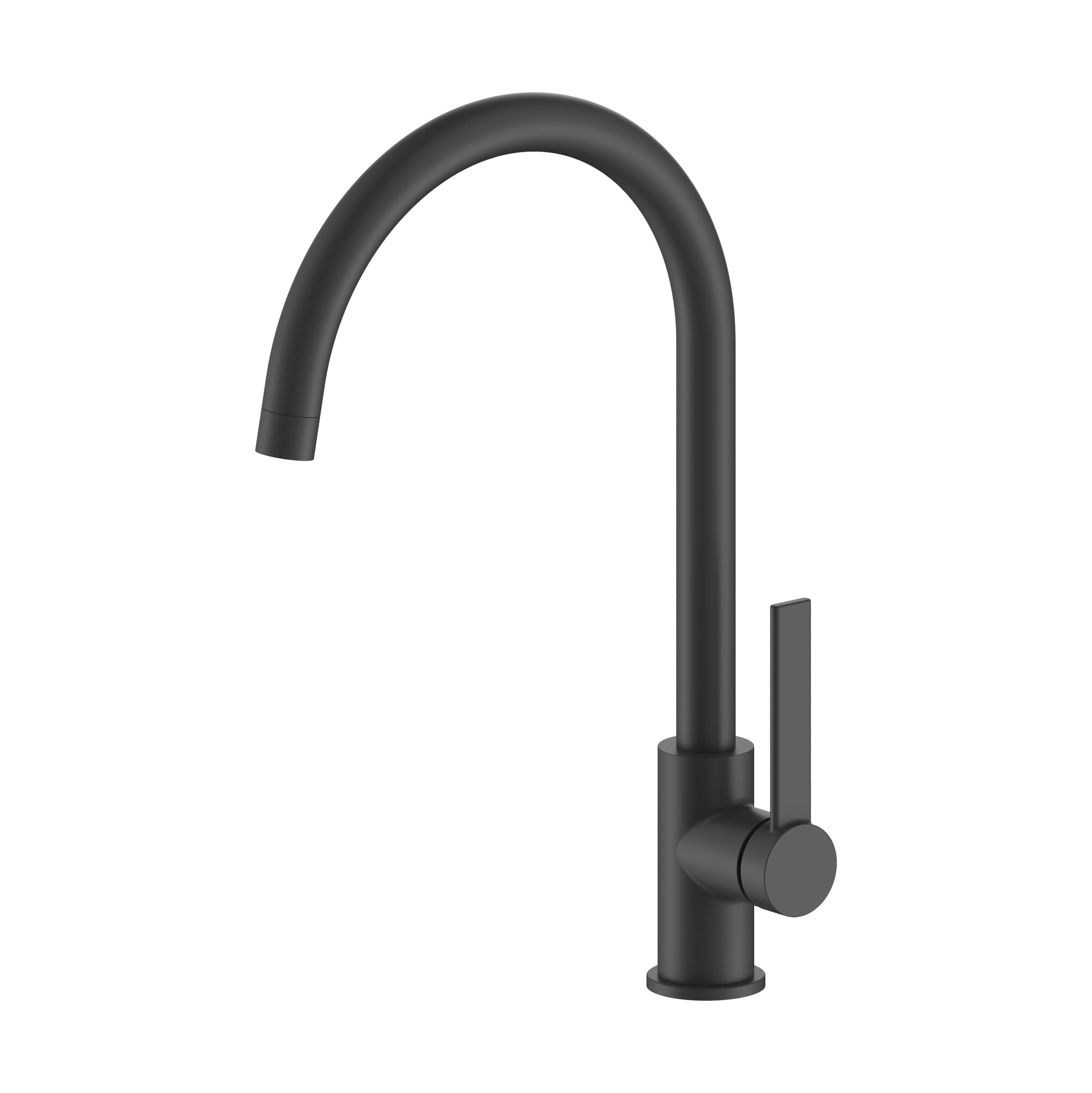ALONI EDGE MITIGEUR DE CUISINE - BEC PIVOTABLE - NOIR MAT