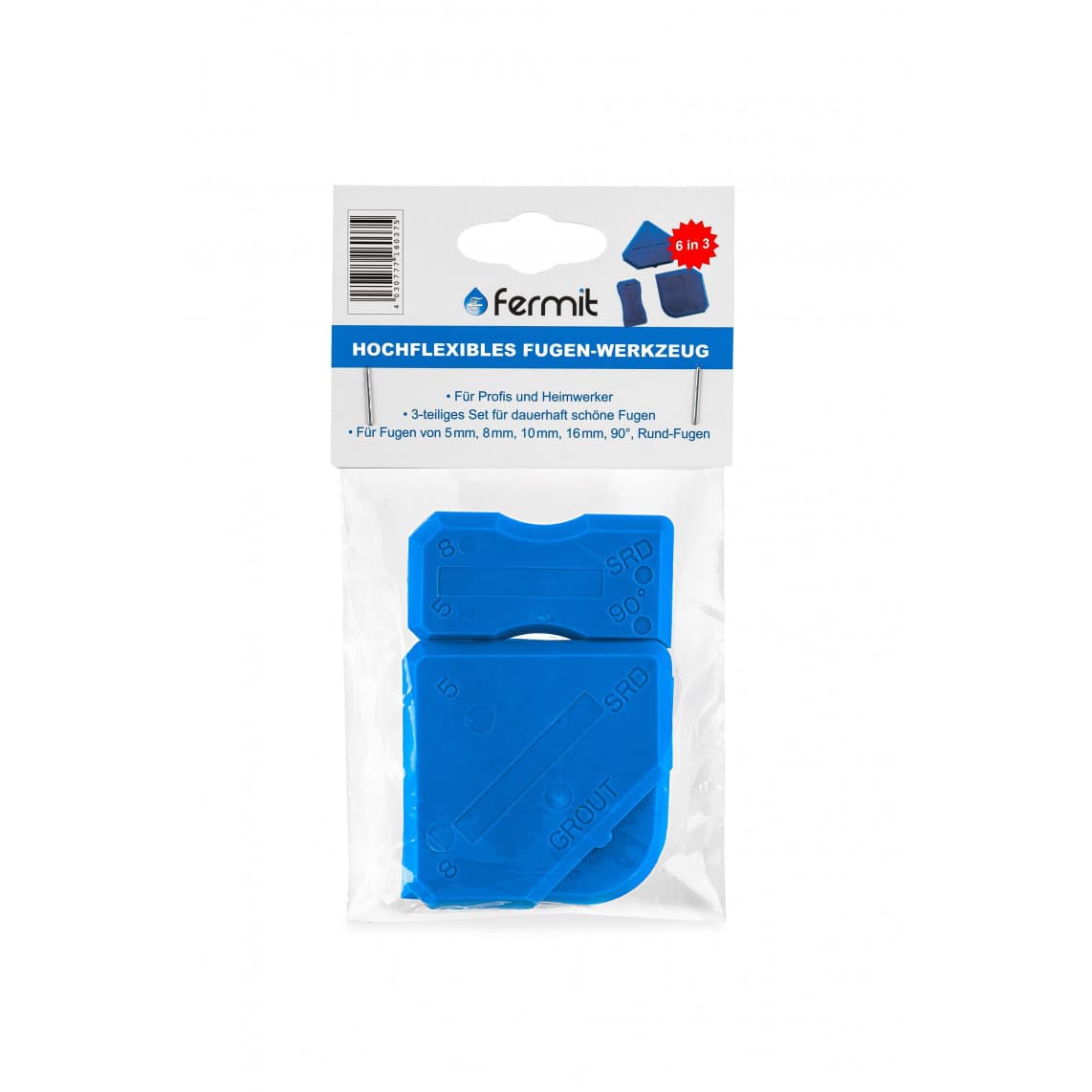 16037 FERMIT Outil de jointoiement, 3er Set