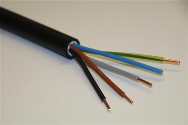 Exvb 5 G 2.5 Noir sur bobine de 500m classe CPR: ECA