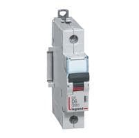 Disjoncteur DX³ 6000A / 10kA 1 pôle courbe D 06A 400V 1 module