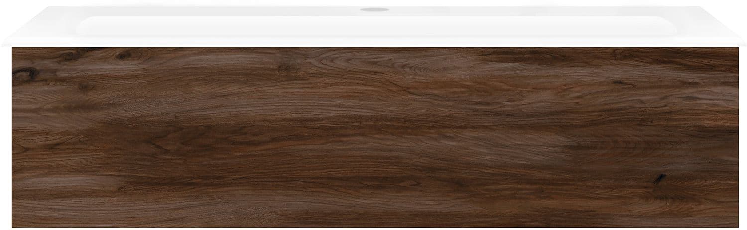 SOUS MEUBLE COFFEE 1 TIROIR 120 NOTENLAAR FLUWEEL +LAVABO PORCELAINE BLANC