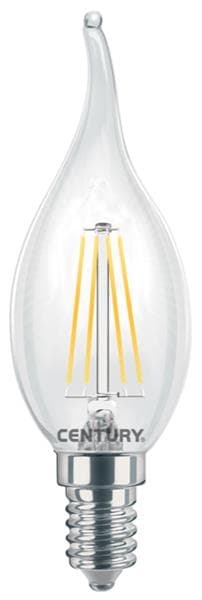 Lampe filament Led coup de vent - 4W - E14 - 2700K - 470lm - IP20