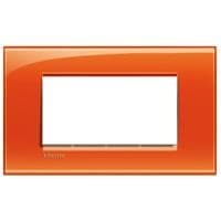 LivingLight - plaque rectangulaire 4 modules Orange