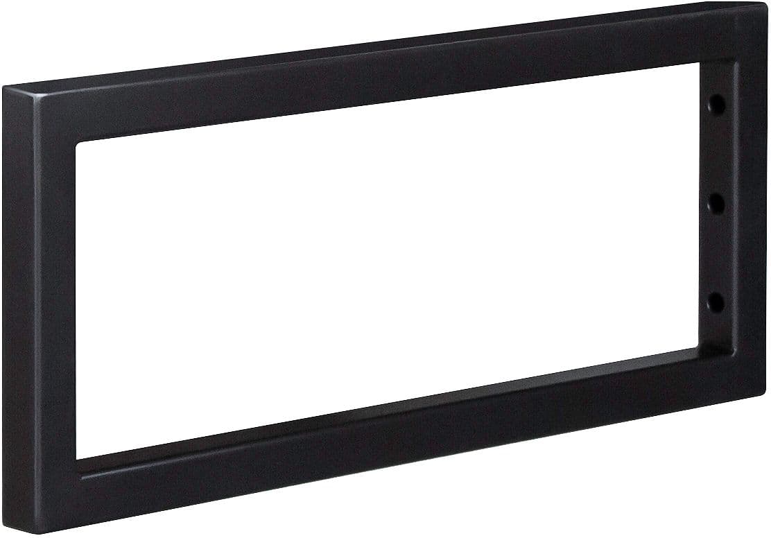 CONSOLE POUR TABLETTE MOLTO NOIR MAT 20 X 48 CM + FIXATIONS