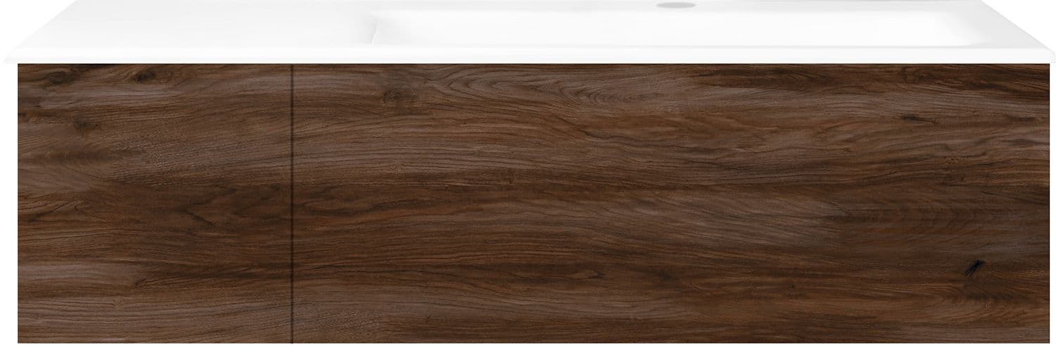SOUS MEUBLE COFFEE 2 TIROIRS 110 NOTENLAAR DECOR FLUWEEL +LAVABO DROITE PORCELAINE BLANC