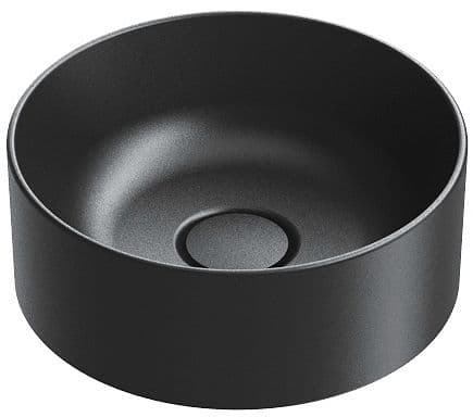 VASQUE A POSER ZERO CATALANO CATAGLAZE+ DIAMETRE 32 H12 SANS TROP-PLEIN NOIR MAT