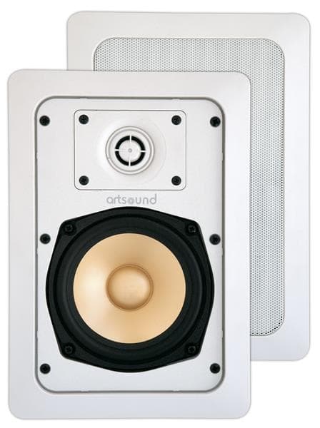 RE650.2, x - tended, haut-parleur encastrable 2 voies, rectangulaire, 85W, Blanc (2 pièces)