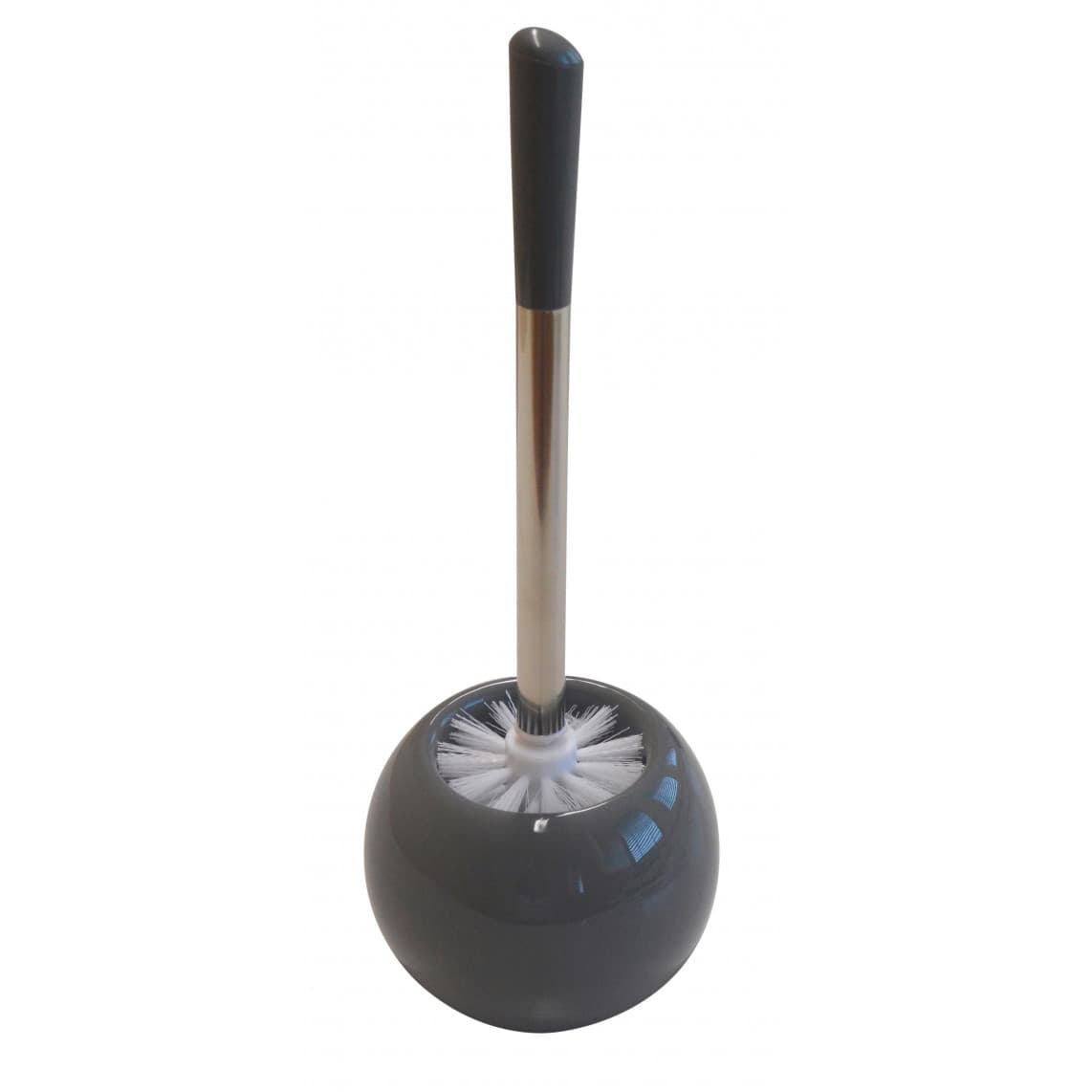 SWTL01CER-GRA POLITO brosse WC avec support céramique, Gris