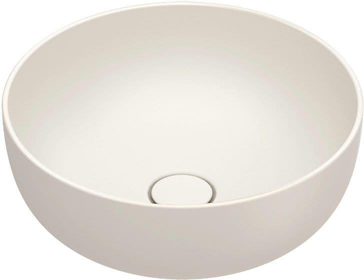 VASQUA A POSER SFERA CATALANO CATAGLAZE+ DIAMETRE 42 H16 SANS TROP-PLEIN LINO SATINATO
