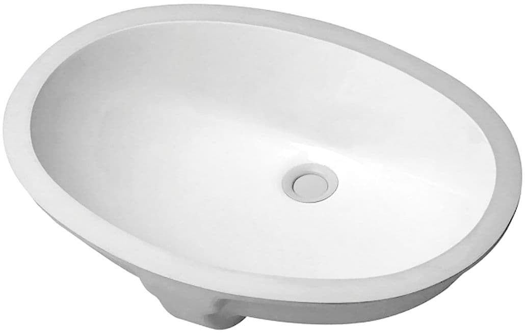 VASQUE A SOUS ENCASTRER SANTOSA DURAVIT 510X375MM SANS PLAGE ROBINET +TROP-PLEIN BLANC