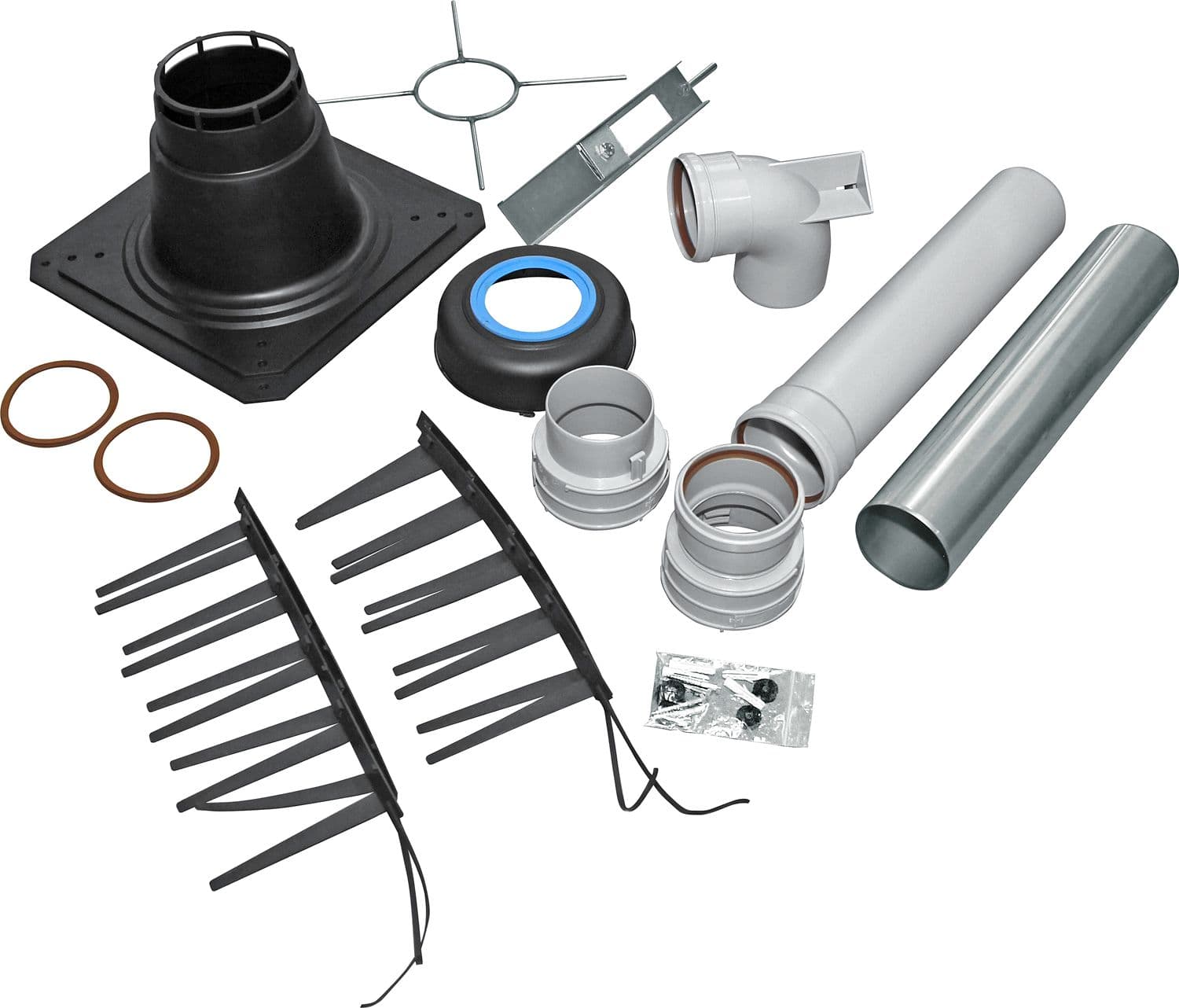 SET DE BASE FLEXIBLE FUMEES QUINTA 65-115 100MM