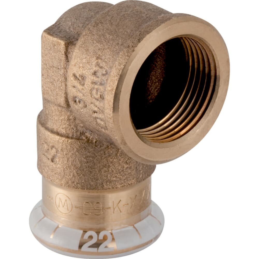 Geberit Mapress cuivre-eau équerre 90° avec filetage intérieur 22-3/4"F