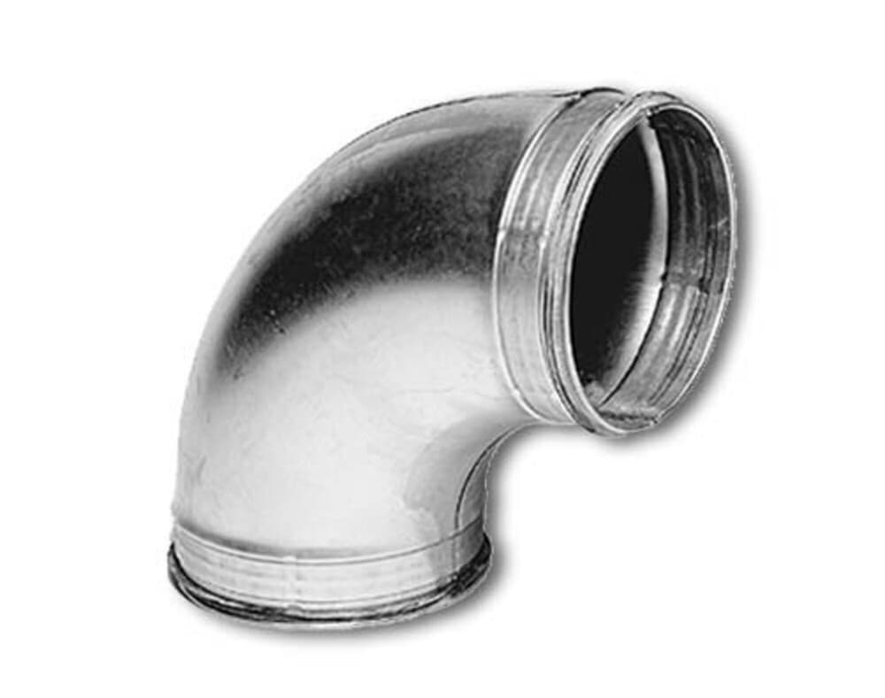 GALVA COUDE EMBOUTI 90DEG D100
