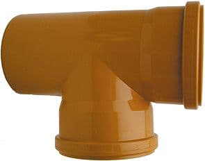T PVC EGOUT 90° 160MM ROUGE/BRUN