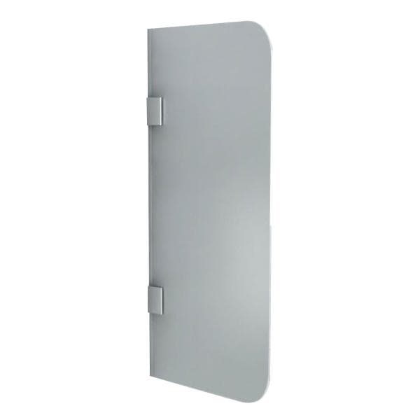 ALONI PAROI DE SÉPARATION POUR URINOIR - 400X900MM - CHROME-VERRE SATINÉ
