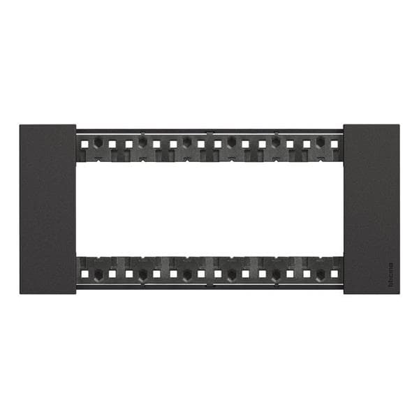 LNow plaque 6 modules Noir pour support référence K4706