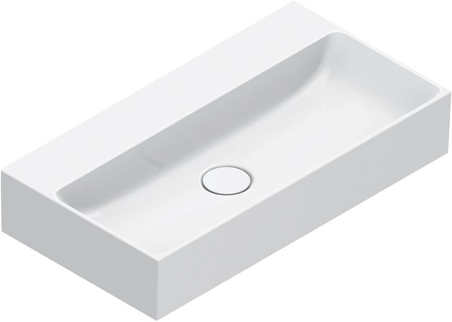 LAVABO PREMIUM CATALANO CATAGLAZE+ 60X35 SANS TROP-PLEIN BLANC