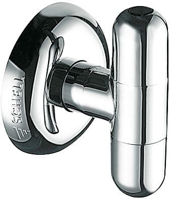 ROBINET D'ARRÊT EQUERRE RONDO SCHELL 1/2 CHROME