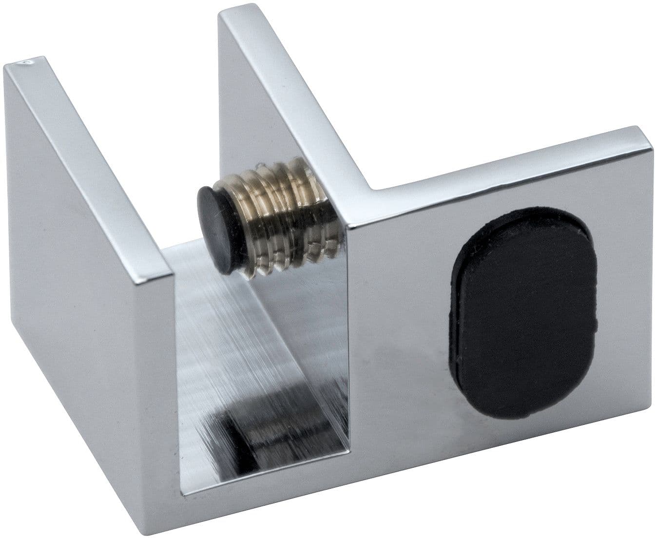 ARRET POUR PORTE PIVOTANTE+PANNEAU LATERAL PASPARTOE DROITE CHROME