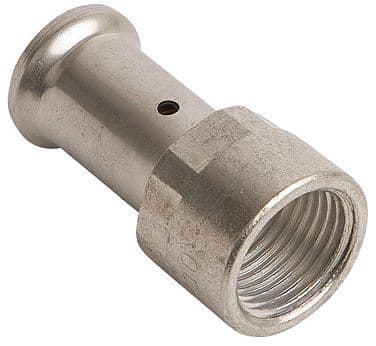 RACCORD A SERTIR 16MM-1/2"F LAITON HENCO