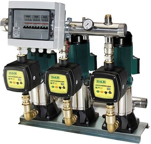 SURPRESSEUR AVEC 3 POMPES KVCX + ACTIVE DRIVER 45/120 DAB
