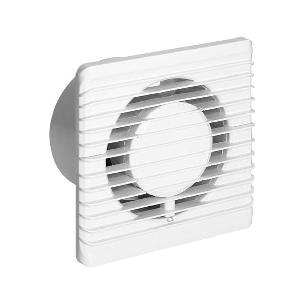 Ventilateur de salle de bain 100mm, montage en surface. cordon avec interrupteur