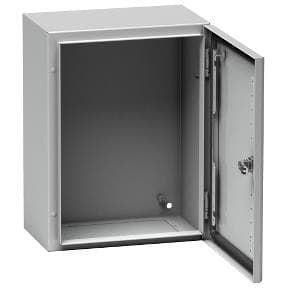 Armoire Spacial S3D hauteur 800 largeur 600 profondeur 250mm avec porte pleine sans plaque de montag