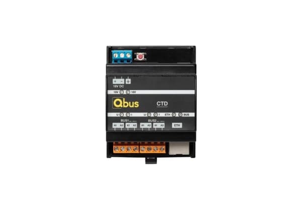 Contrôleur pour 40 modules Qbus (extensible), alimentation et commande Qbus Cloud inclus