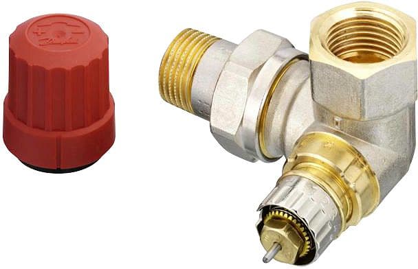 VANNE RADIATEUR THERMOSTATIQUE DANFOSS EQUERRE DOUBLE L 1/2"MF
