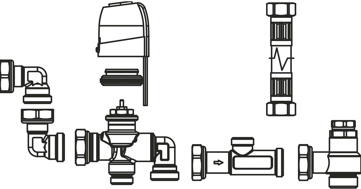 VANNE À 3 VOIES AVEC MOTEUR POUR VENTILO CONVECTEUR AQUAREA FAL PANASONIC