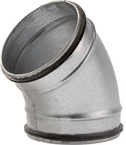 SPIRAL-D GALVA COUDE POUR VENTILATION 45° 400MM