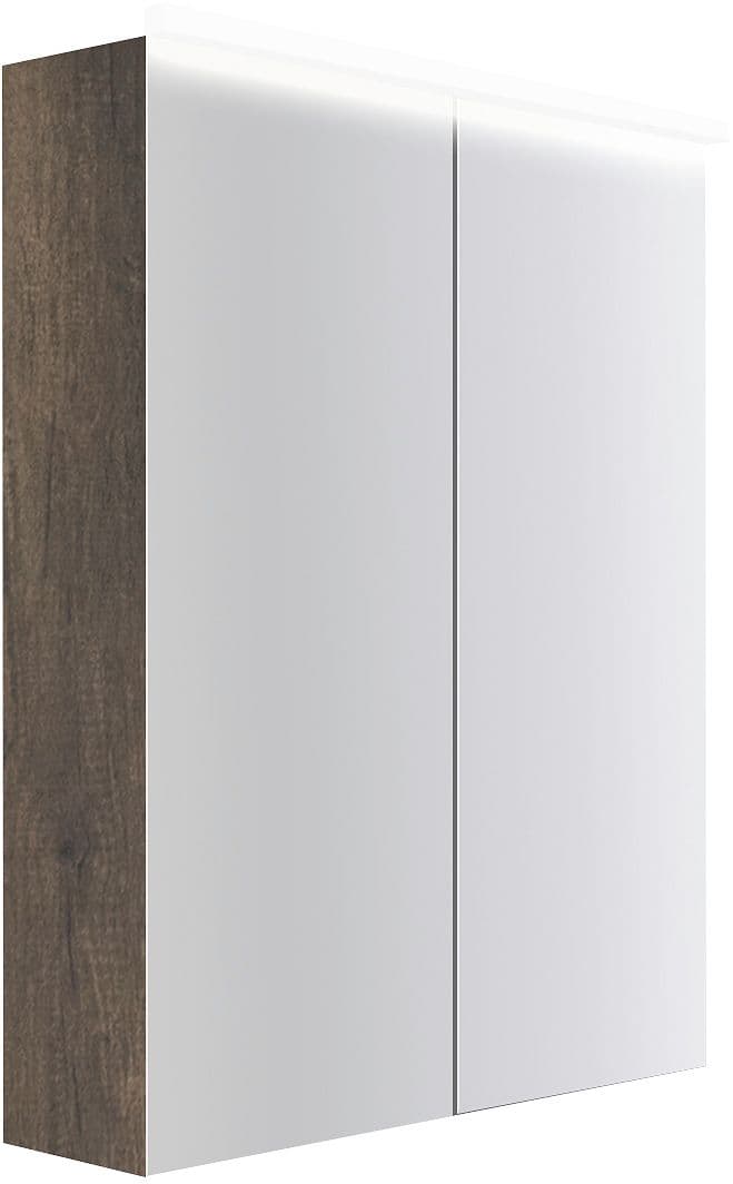 ARMOIRE TOILETTE COFFEE 2 PORTES 600MM 4250K CHATAIGNE