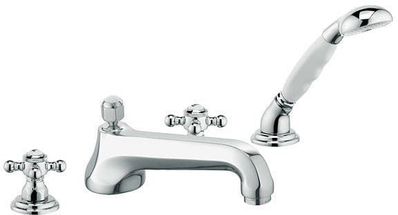 MELANGEUR DE BAIN 4 TROUS 1926 KLUDI CHROME