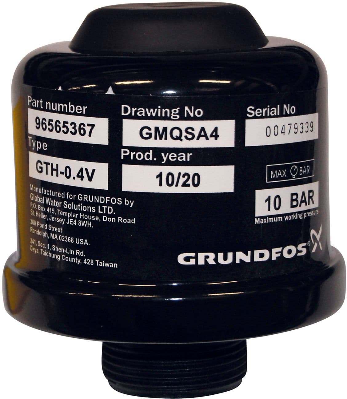 VASE D'EXPANSION MQ GRUNDFOS