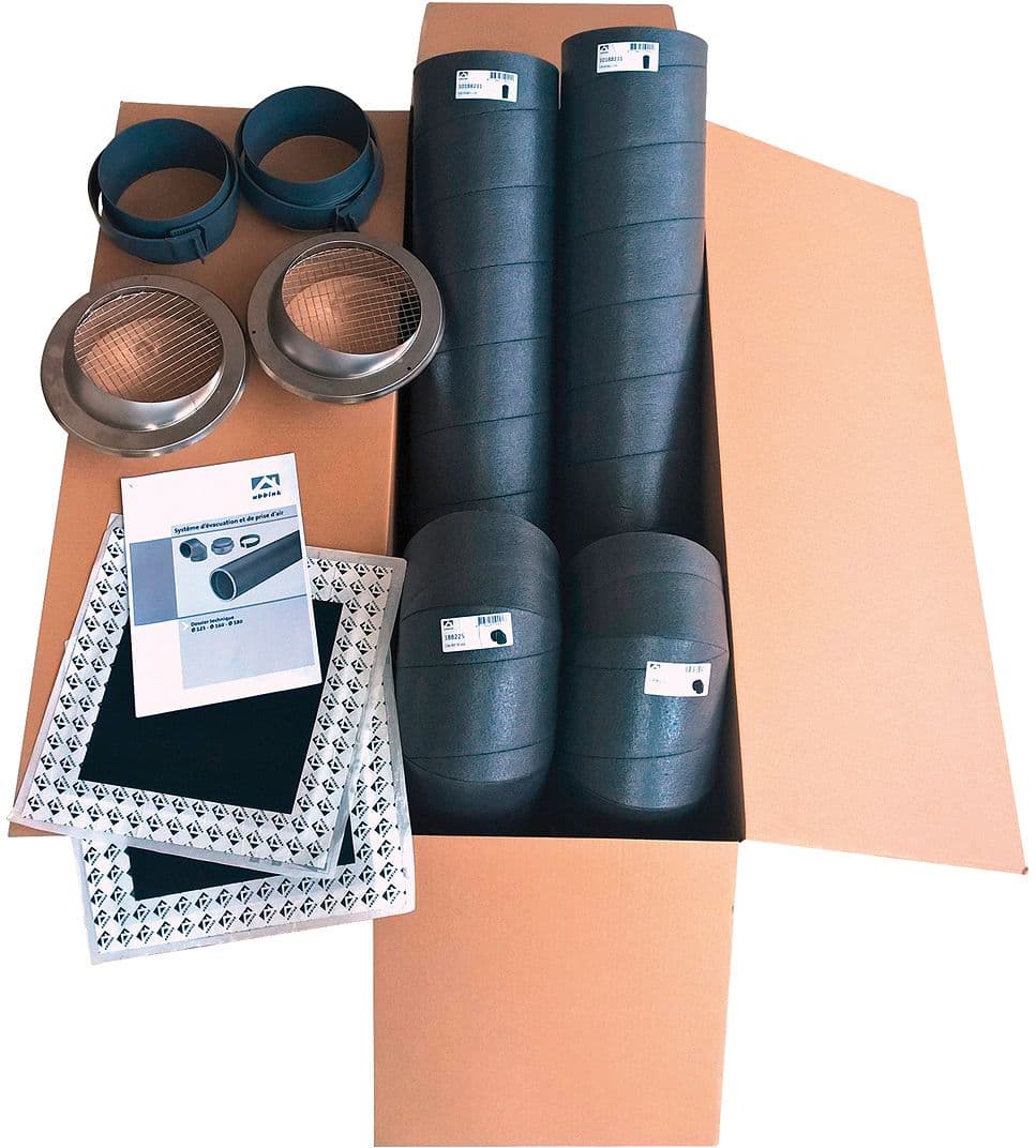 KIT TUBE ISOLE POUR PAC SANITAIRE 180MM