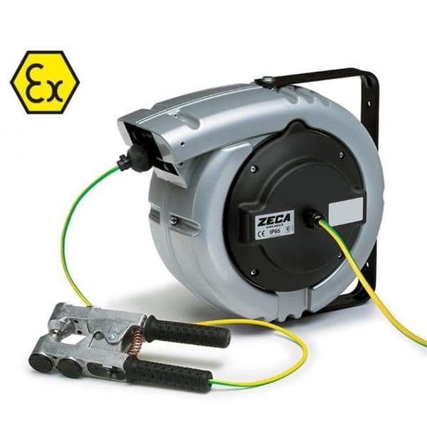 Enrouleur 1 x 6mm². 22 + 2m avec prise de Terre Atex