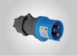Fiche CEE mâle 3 x 32A 220 - 240Vac Bleu IP44 avec raccords rapides