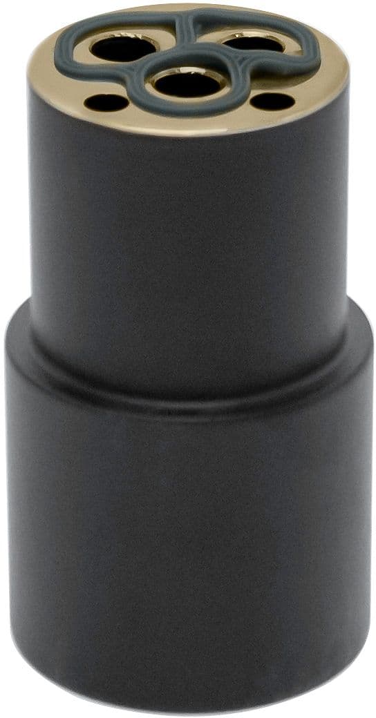 RALLONGE +35MM POUR ROBINET ENCASTRE LAVABO NOBILI NOIR MAT