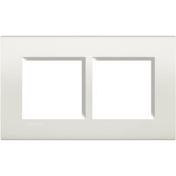 LivingLight - plaque rectangulaire 2 x 2 modules 57mm Blanc
