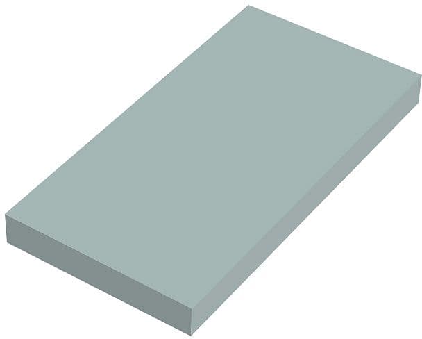 TABLETTE MURALE COFFEE 150X300X25MM JUSQU'A 7KG BLEU AZUR DOUX MAT
