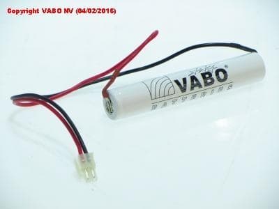 NiCd 3SC1800 HT stack CONN 10977 3.6V 23 x 125 mm