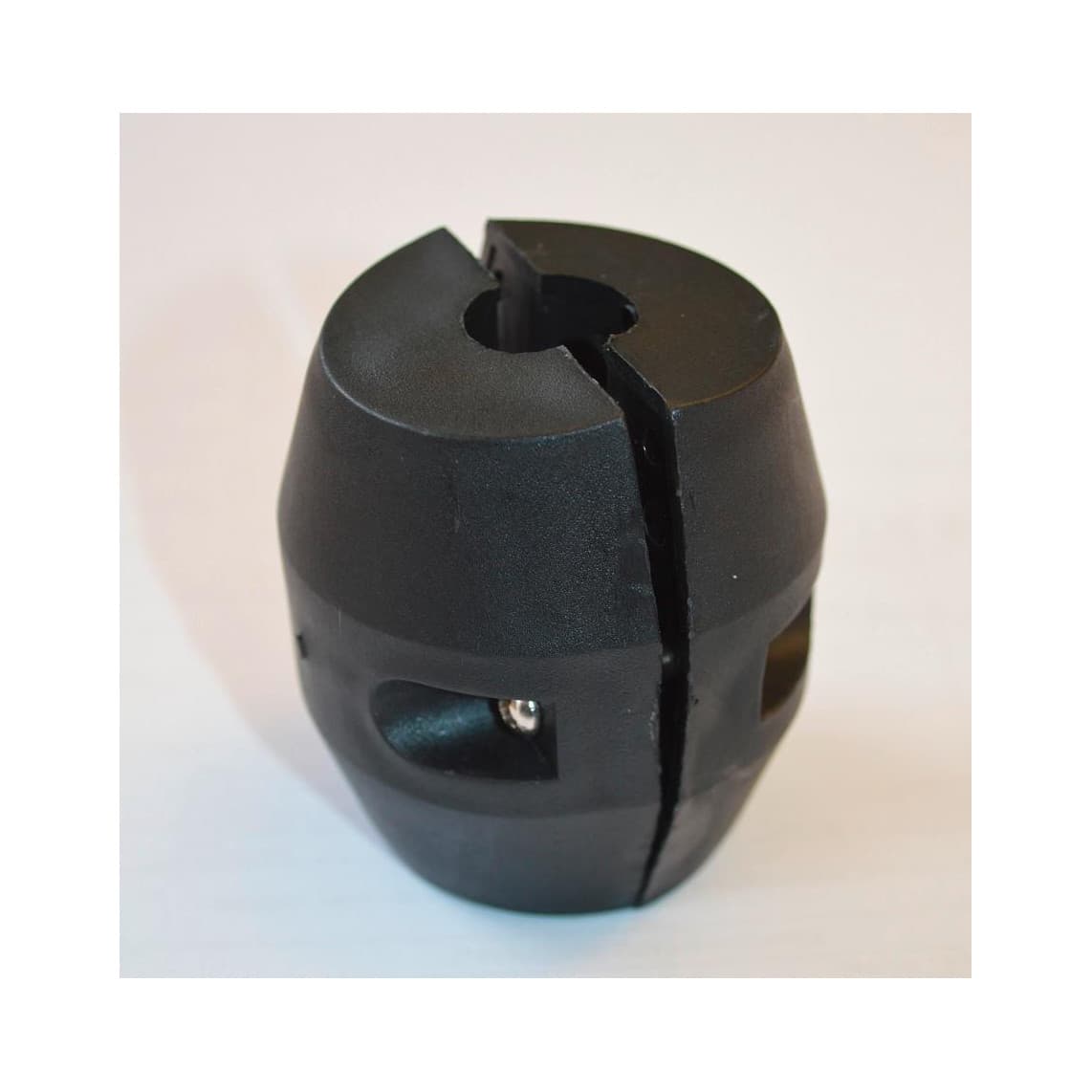 01012 Poids du tuyau 400g, noir, gainé de plastique