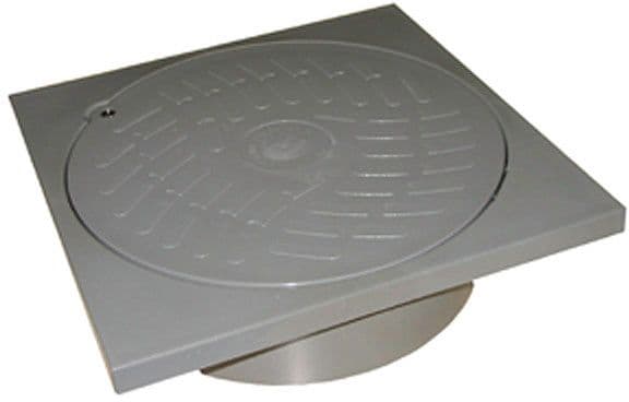 TAMPON FIXE+CADRE NICOLL 250MM GRIS